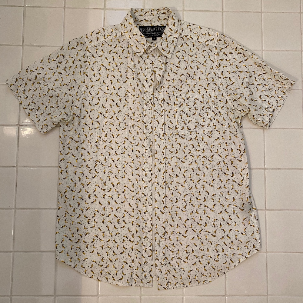 Straight Fade Banana Button Down